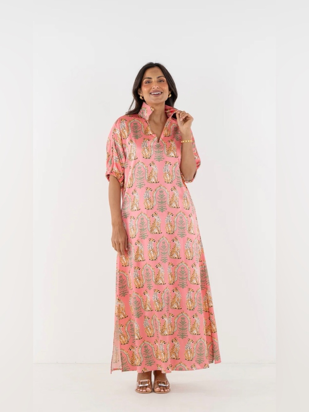 Emily McCarthy Poppy Maxi in Cabana Cat, Medium, NWT